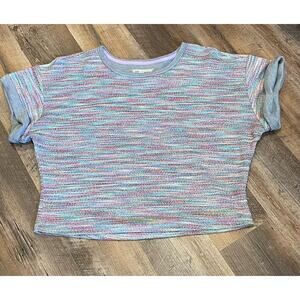 Saturday Sunday by Anthropologie LARGE Aphra Space Dyed knit top